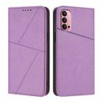 For OPPO Reno14 Pro Global Strong Magnetic Frosted Flip Leather Phone Case(Light Purple)