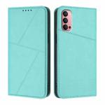 For OPPO Reno14 Pro Global Strong Magnetic Frosted Flip Leather Phone Case(Light Blue)