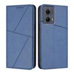 For Motorola Edge 5G 2024 Strong Magnetic Frosted Flip Leather Phone Case(Royal Blue)