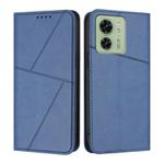 For Motorola Edge 40 Strong Magnetic Frosted Flip Leather Phone Case(Royal Blue)