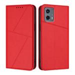 For Motorola Moto G 5G 2023 Strong Magnetic Frosted Flip Leather Phone Case(Red)
