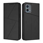 For Motorola Moto G 5G 2023 Strong Magnetic Frosted Flip Leather Phone Case(Black)