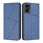 For Motorola Moto G 5G 2024 / Moto G Play 2024 Strong Magnetic Frosted Flip Leather Phone Case(Royal Blue)