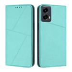 For Motorola Moto G 5G 2024 / Moto G Play 2024 Strong Magnetic Frosted Flip Leather Phone Case(Light Blue)