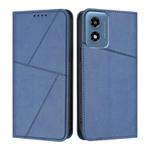 For Motorola Moto G Play 2024 Strong Magnetic Frosted Flip Leather Phone Case(Royal Blue)