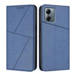For Motorola Moto G Play 2025 / G Power 2025 Strong Magnetic Frosted Flip Leather Phone Case(Royal Blue)