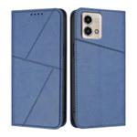 For Motorola Moto G Stylus 5G 2023 Strong Magnetic Frosted Flip Leather Phone Case(Royal Blue)