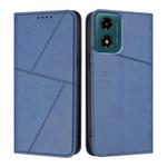 For Motorola Moto G04 / G04s / E14 Global Strong Magnetic Frosted Flip Leather Phone Case(Royal Blue)