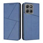 For Motorola Moto G15 / G15 Power Strong Magnetic Frosted Flip Leather Phone Case(Royal Blue)