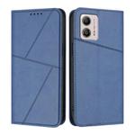 For Motorola Moto G53 / G53j / G53y / G13 Strong Magnetic Frosted Flip Leather Phone Case(Royal Blue)