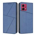 For Motorola Moto G84 Strong Magnetic Frosted Flip Leather Phone Case(Royal Blue)
