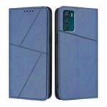 For Motorola Moto G42 Strong Magnetic Frosted Flip Leather Phone Case(Royal Blue)