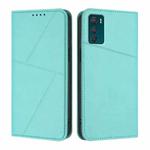 For Motorola Moto G42 Strong Magnetic Frosted Flip Leather Phone Case(Light Blue)