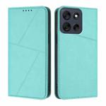 For Motorola Moto G56 5G Strong Magnetic Frosted Flip Leather Phone Case(Light Blue)