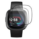 For Fitbit Versa 4 2pcs xDfind Curved 3D Composite Material Soft Film Screen Protector