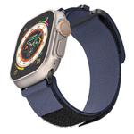 For Apple Watch 46mm / 49mm / 45mm / 44mm xDfind Loop Nylon Watch Band(Blue)