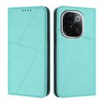 For vivo iQOO Z9s Pro / T3 Pro India Strong Magnetic Frosted Flip Leather Phone Case(Light Blue)