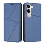 For vivo Y04 4G / Y29s 5G Global Strong Magnetic Frosted Flip Leather Phone Case(Royal Blue)
