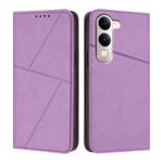 For vivo Y04 4G / Y29s 5G Global Strong Magnetic Frosted Flip Leather Phone Case(Light Purple)