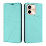 For vivo Y28 4G Strong Magnetic Frosted Flip Leather Phone Case(Light Blue)