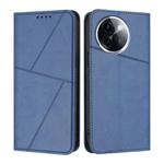 For vivo Y38 / vivo T3x Global Strong Magnetic Frosted Flip Leather Phone Case(Royal Blue)