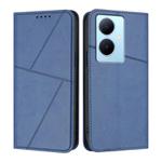 For vivo Y78 / Y78+ / V29 Lite Strong Magnetic Frosted Flip Leather Phone Case(Royal Blue)