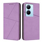 For vivo Y78 / Y78+ / V29 Lite Strong Magnetic Frosted Flip Leather Phone Case(Light Purple)