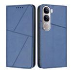 For vivo Y300 Global / V40 Lite 5G IDN Strong Magnetic Frosted Flip Leather Phone Case(Royal Blue)