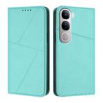 For vivo Y300 Global / V40 Lite 5G IDN Strong Magnetic Frosted Flip Leather Phone Case(Light Blue)