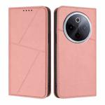 For vivo iQOO Z10 / T4 / Y300 Pro Strong Magnetic Frosted Flip Leather Phone Case(Pink)