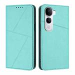 For vivo Y400 Pro 5G Strong Magnetic Frosted Flip Leather Phone Case(Light Blue)