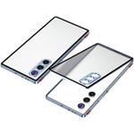 For ZTE nubia Red Magic 10 Air Snap Buckle Metal Frame Frosted Phone Case(Sierra Blue)