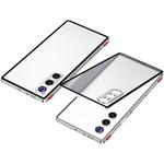 For ZTE nubia Red Magic 10 Air Snap Buckle Metal Frame Frosted Phone Case(Silver)