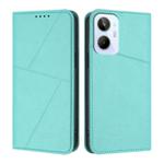 For Realme 10 4G Strong Magnetic Frosted Flip Leather Phone Case(Light Blue)