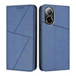 For Realme C67 4G Strong Magnetic Frosted Flip Leather Phone Case(Royal Blue)