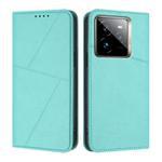 For Realme GT 7 Pro Strong Magnetic Frosted Flip Leather Phone Case(Light Blue)
