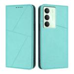 For Realme 14x Strong Magnetic Frosted Flip Leather Phone Case(Light Blue)