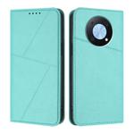 For Huawei Enjoy 50 Pro Strong Magnetic Frosted Flip Leather Phone Case(Light Blue)