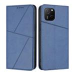For Huawei Maimang A20 Strong Magnetic Frosted Flip Leather Phone Case(Royal Blue)