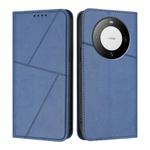 For Huawei Mate 60 Strong Magnetic Frosted Flip Leather Phone Case(Royal Blue)