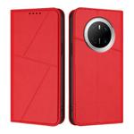 For Huawei Mate 70 Strong Magnetic Frosted Flip Leather Phone Case(Red)