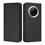 For Huawei Mate 70 Strong Magnetic Frosted Flip Leather Phone Case(Black)