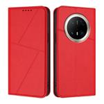 For Huawei Mate 70 Pro / Mate 70 Pro+ Strong Magnetic Frosted Flip Leather Phone Case(Red)