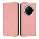 For Huawei Mate 70 Pro / Mate 70 Pro+ Strong Magnetic Frosted Flip Leather Phone Case(Pink)