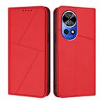 For Huawei nova 12 Pro / nova 12 Ultra Strong Magnetic Frosted Flip Leather Phone Case(Red)
