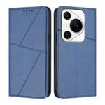 For Huawei Pura 70 Pro / Pura 70 Pro+ Strong Magnetic Frosted Flip Leather Phone Case(Royal Blue)