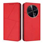 For Huawei nova 12i Strong Magnetic Frosted Flip Leather Phone Case(Red)