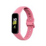 For Samsung Galaxy Fit2 R220 xDfind Solid Color Silicone Watch Band(Pink)