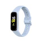 For Samsung Galaxy Fit2 R220 xDfind Solid Color Silicone Watch Band(Chrysanthemum Blue)