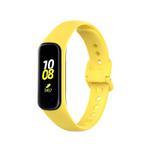 For Samsung Galaxy Fit2 R220 xDfind Solid Color Silicone Watch Band(Yellow)
